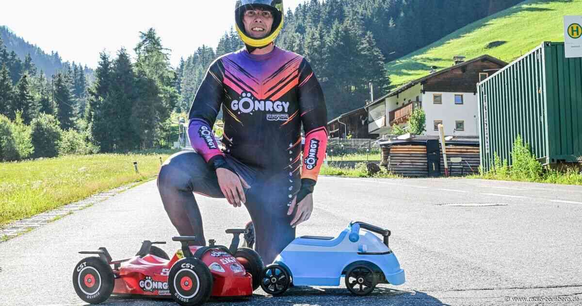 Tempo-Rekord mit Bobby-Car: 149,875 km/h