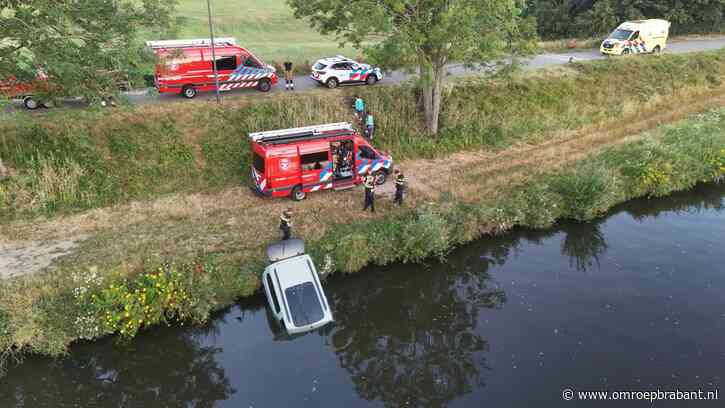 Auto te water gevonden in Engelen, hulpdiensten rukken uit