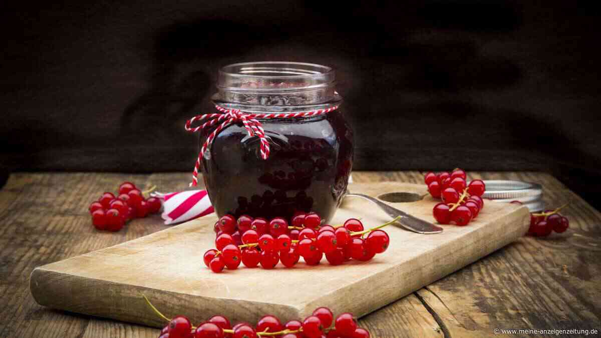 Selbstgemachtes Johannisbeergelee: tiefrot, aromatisch und ganz ohne Kerne