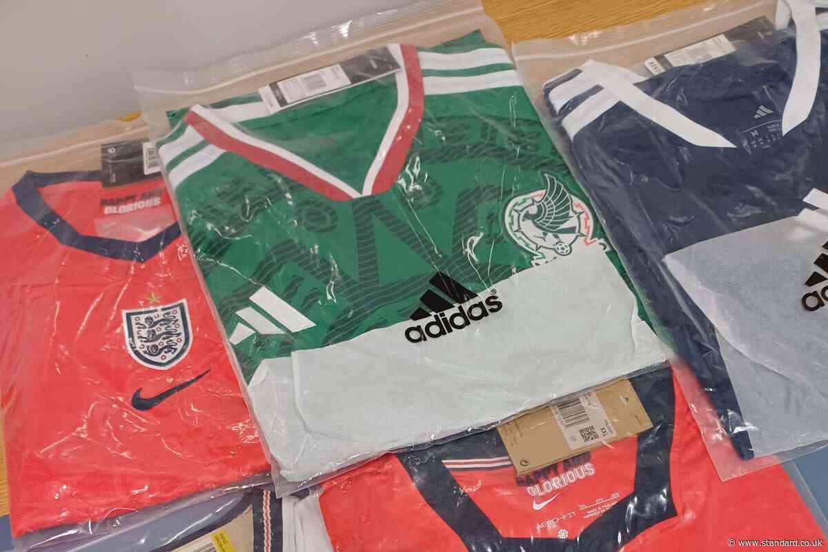 Fake World Cup shirts worth £18.5million seized in huge crackdown led by London police