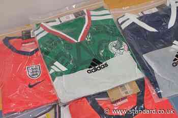 Fake World Cup shirts worth £18.5million seized in huge crackdown led by London police