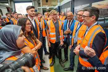 Prime Minister visits Alstom's Litchurch Lane factory in Derby