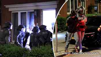 Hier valt arrestatieteam woning in Rotterdam binnen