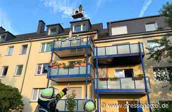 FW-E: Erneut Feuer auf Balkon - keine Verletzten