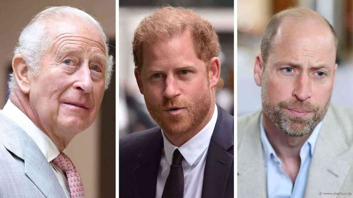 Charles zwischen Harrys Kindern und der Krone: Konflikt mit William spitzt sich zu