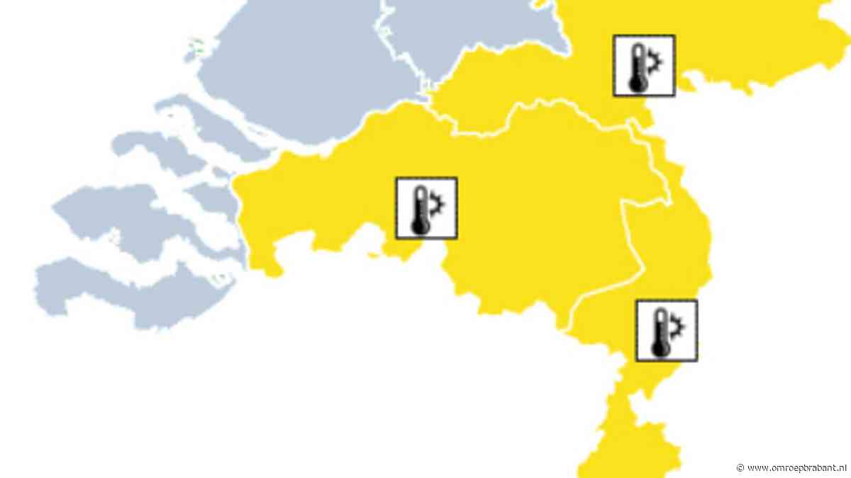 Code geel in Brabant: temperaturen lopen op tot 35 graden