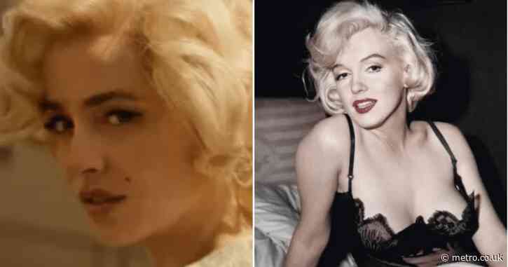 Hollywood star transformed into Marilyn Monroe for film and nobody recognises her