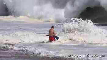 US lifeguard drags 10-year-old to shore in heart-stopping beach rescue