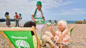 Domino's launches garlic and herb dip ice cream – and beachgoers have mixed feelings