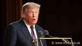 Rambling Donald Trump veers off script and falls asleep during Graham eulogy