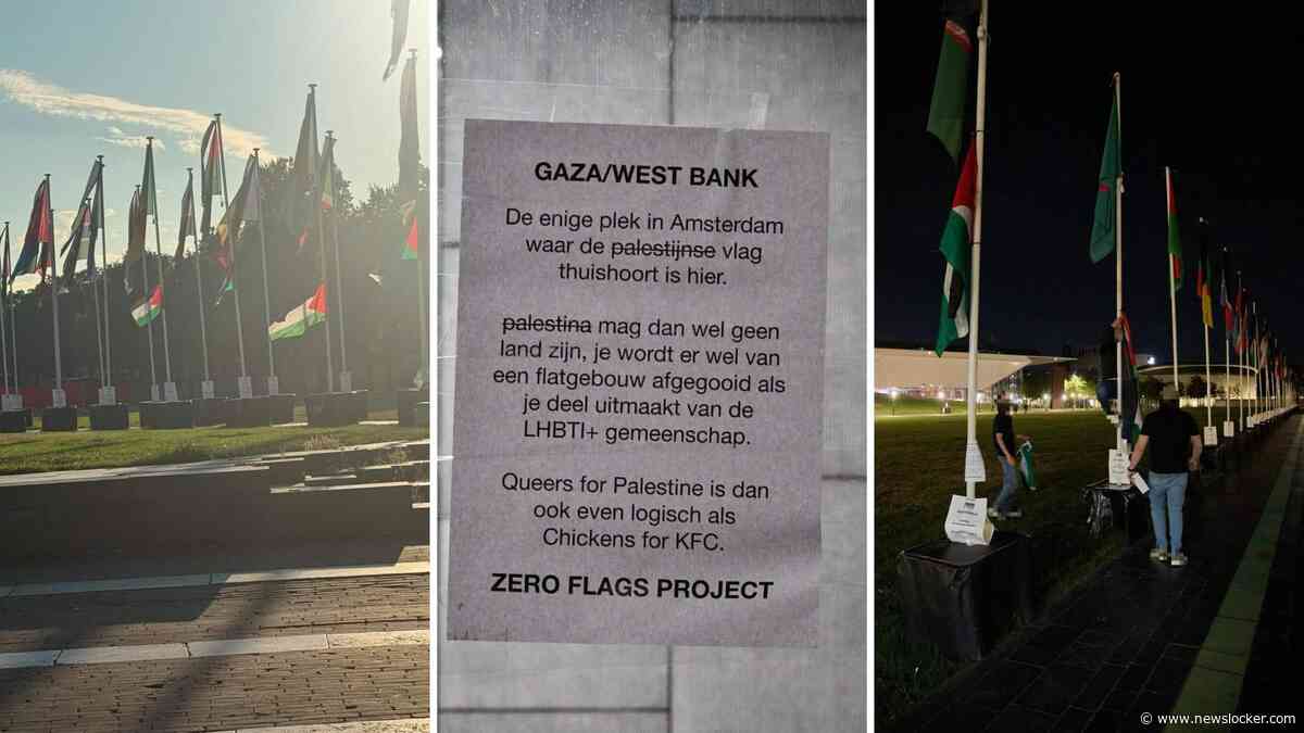 Palestijnse vlag toegevoegd aan zero flags project - van landen waar homoseksualiteit verboden is