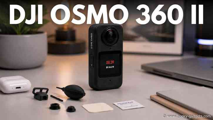 DJI Osmo 360 II Unveils Larger 2,150 mAh Battery Capacity