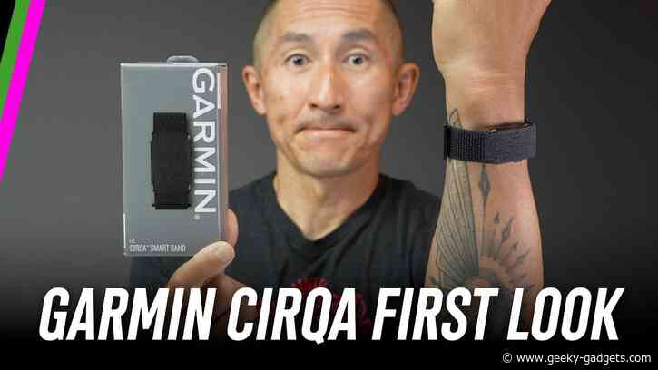 Hands-on with New Garmin CIRQA Fitness Tracker: 10-Day Battery and No Screen
