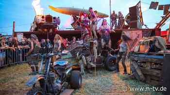 Abspacken in Wacken: Über den Metal-Fans lacht (noch) die Sonne