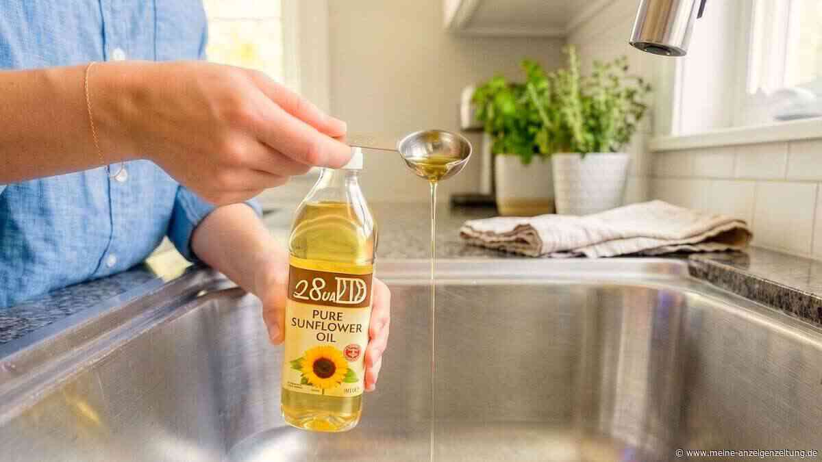 Wie Olivenöl bei der Pflege der Küchenspüle helfen kann