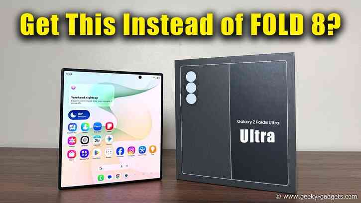 Larger 5,000 mAh Battery Powers Samsung Galaxy Z Fold 8 Ultra
