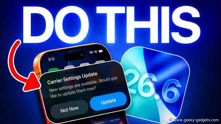 The First Settings to Adjust After Installing iOS 26.6