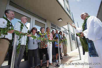State-subsidized rental housing for middle-income households blessed in Waipio