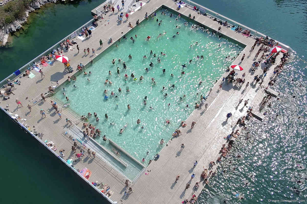 A victim of its own success? Crowds overwhelm Lake Sophia in Kingston.