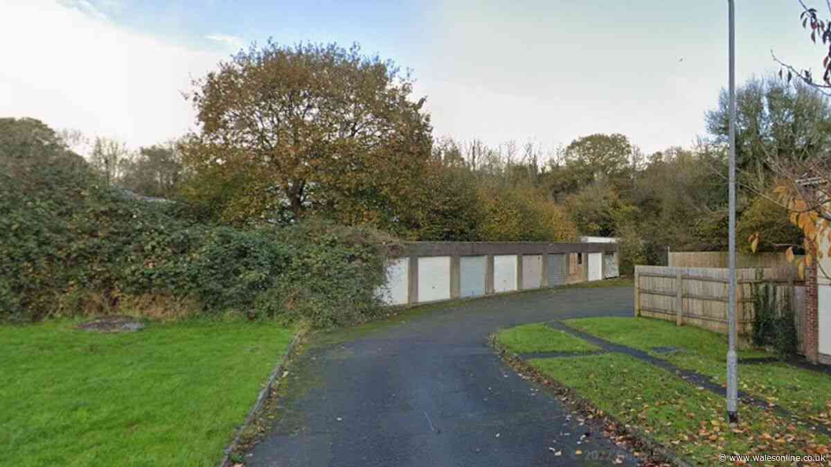Row of garages to be demolished for new Bridgend flats