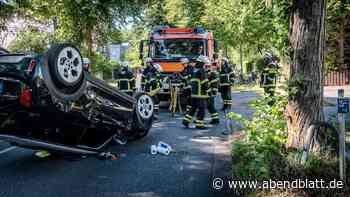 Unfall in Marienthal: Pkw kollidiert mit Baum – Frau in Auto eingeschlossen