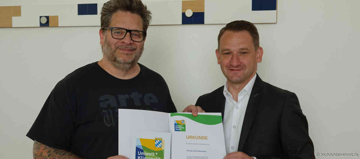 Für vorbildliches Umweltengagement ausgezeichnet