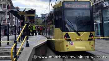 Disruption on Metrolink services as emergency services swarm Market Street tram stop with cordon in place