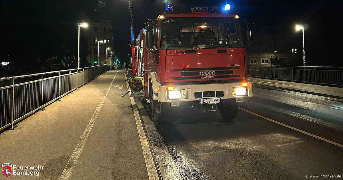 Brandstiftung an Wohnhaus in Bamberg: Bewohner ins Freie gebracht