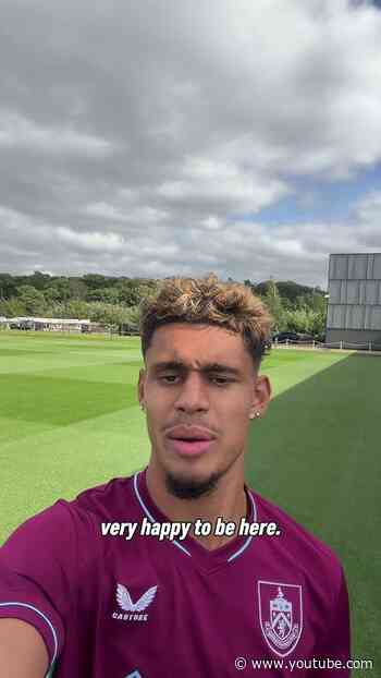 A message to you from our newest Claret 📲 #burnleyfc #football #efl