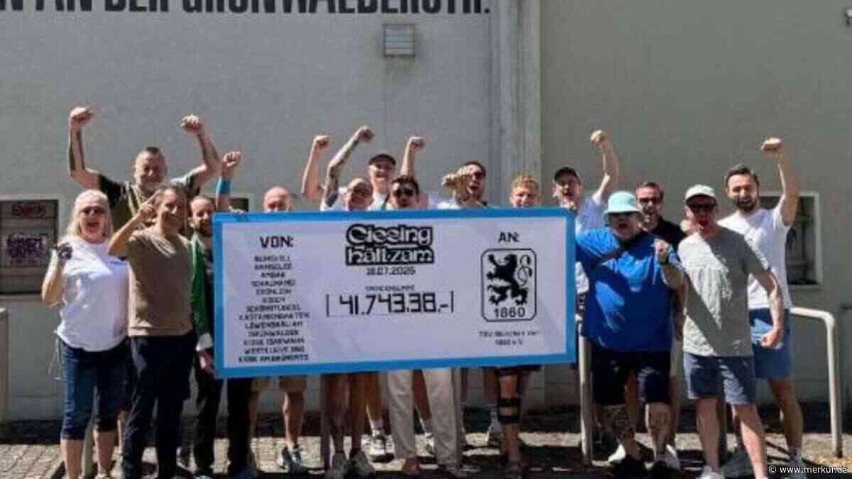 „Gezeigt, was Zusammenhalt bedeutet“: Wirte übergeben „beeindruckende Summe“ an TSV 1860 München
