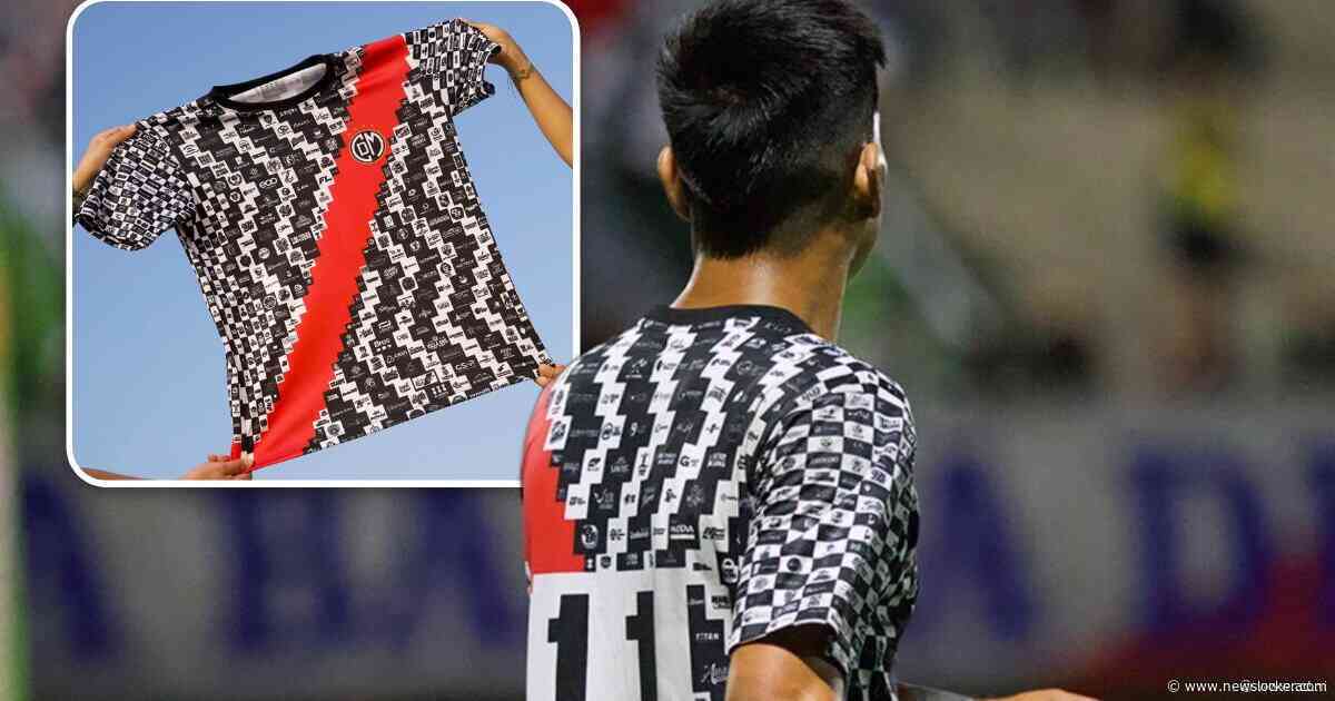 Opvallend: Peruviaanse club heeft 1000 sponsors op één voetbalshirt gedrukt