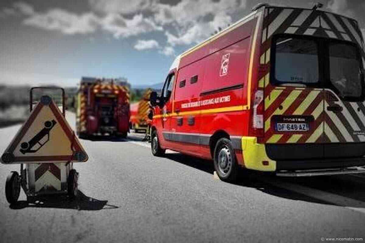 La circulation perturbée à Mougins après un accident
