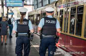 BPOLI EF: Radfahrer verwechselt Bahnsteig mit Rennstrecke
