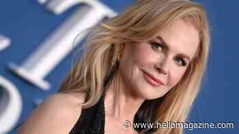 Nicole Kidman is a siren in slinky lingerie-inspired dress on vacation with teenage daughters