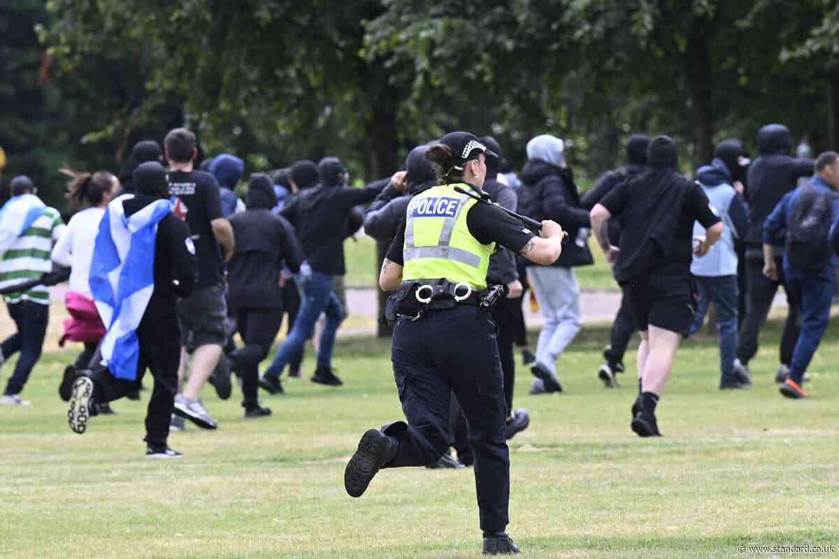 Chief constable promises further action after ‘disgraceful scenes’ in Glasgow