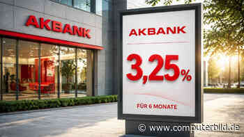 Tagesgeld-Aktion: Akbank bietet 3,25 Prozent für sechs Monate