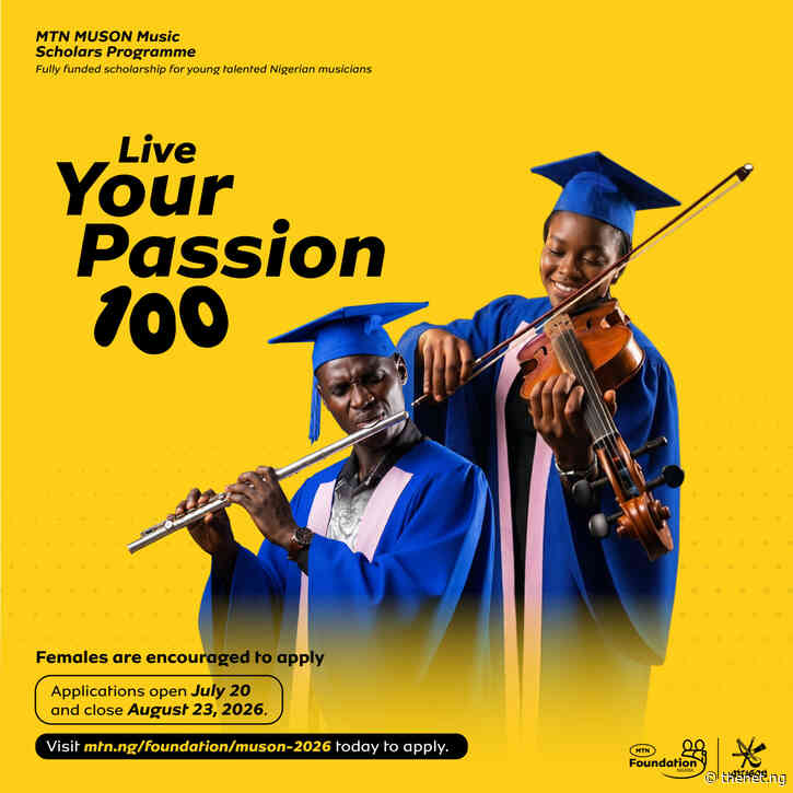 MTN Foundation Marks 20 Years of MUSON Partnership, Opens Applications for Music Scholarship Programme