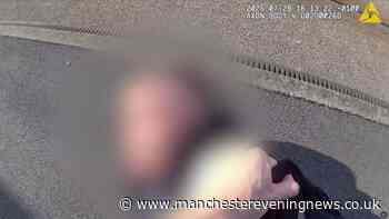 'You know damn well what I'm on about': Dramatic moment police arrest 'wanted man' in Wythenshawe