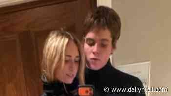 Gwyneth Paltrow's son Moses Martin, 20, goes public with stunning Ivy League girlfriend Campbell Fealy as he gushes: 'I love you big time'