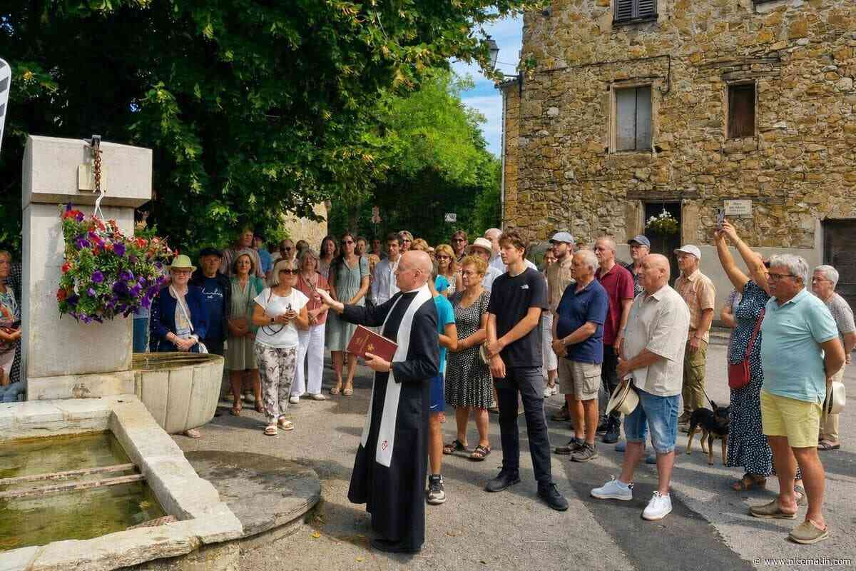 Cent ans plus tard, la fontaine du petit village du Bourguet retrouve les honneurs d’une tradition oubliée