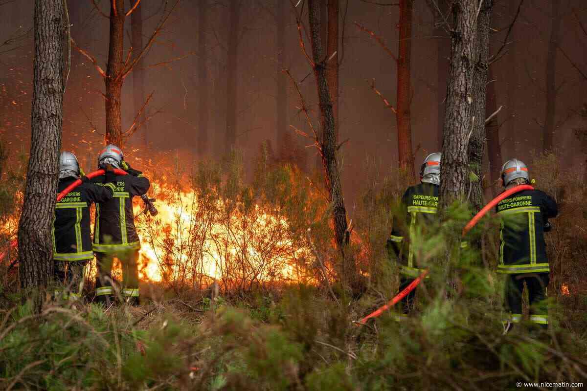 Retour des fortes chaleurs et du vent : une journée à risque en Gironde où le feu est « stabilisé » mais « pas fixé »