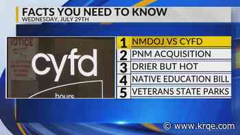 NMDOJ lawsuit, PNM acquisition, Warm weather, Education bill, State parks pass