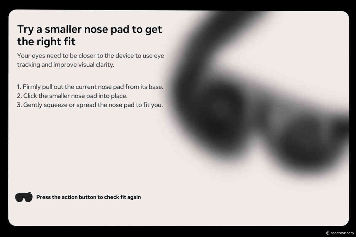Meta’s First Thin & Light VR Headset Reportedly Leaks in User Setup Video Ahead of Connect