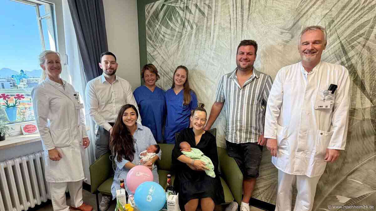 Seltenes Ereignis in Rosenheim: Zwei Babys teilen sich die tausendste Geburt