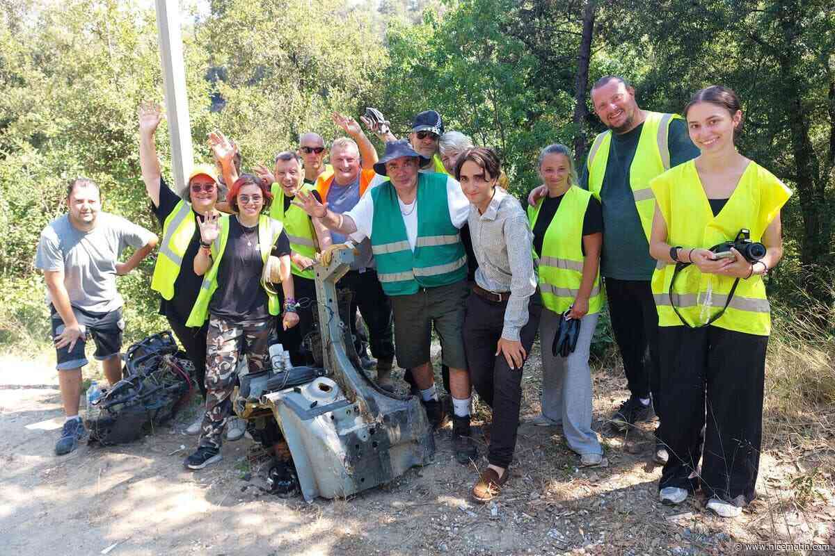 « Nous sommes à bout de souffle » : après 34 opérations de nettoyage dans les Alpes-Maritimes, cette association écologique effectue sa toute dernière mission au-dessus de Grasse