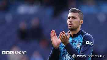 Rodri out for 'short period' after back surgery