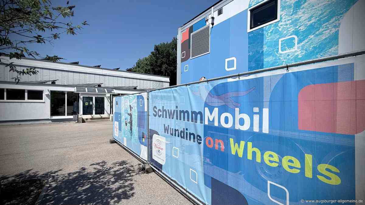 Das Schwimmmobil ist jetzt in Weißenhorn – Kurse beginnen am Montag