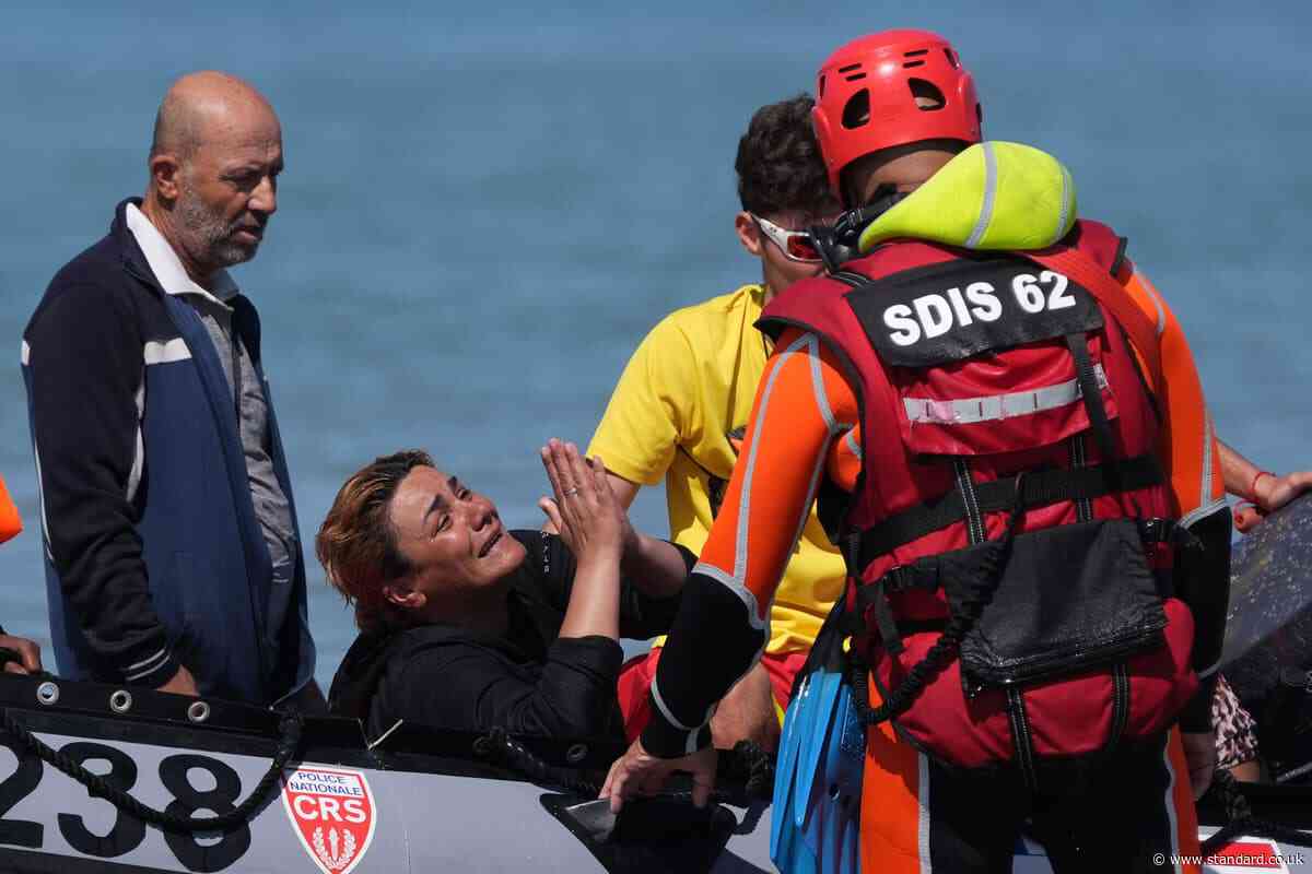 Woman begs to be allowed to board migrant boat in busy day for Channel crossings