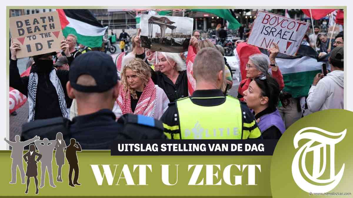 Lezers: ingrijpen bij verheerlijking van terreur bij demonstraties