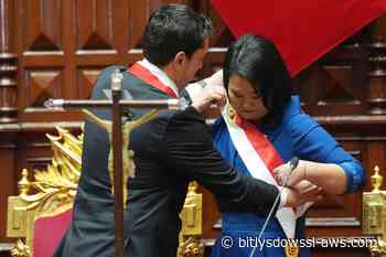 Gobierno felicita a Keiko Fujimori tras ser juramentada como presidenta de Perú